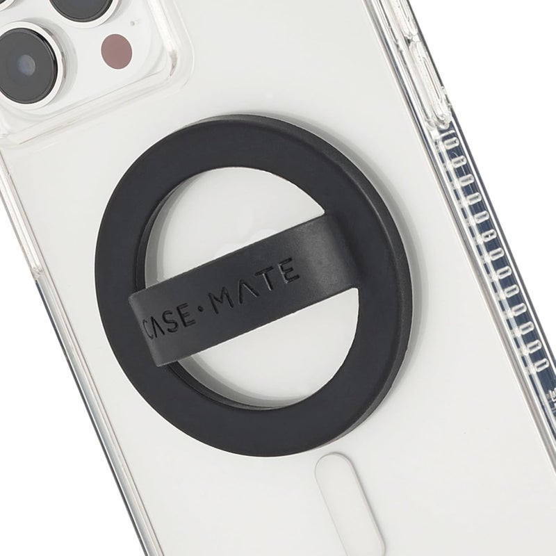 Casemate قبضة هاتف مغناطيسية حلقة مغSafe - حامل قابل للفصل لليد - قبضات مغSafe رقيقة للغاية وقابلة للطي لظهر الهاتف لهاتف iPhone 17 Pro Max/16 Pro Max/15/14/13/S25 Ultra - أسود - Image 1
